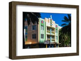 The Berkeley Shore Hotel in the Art-Deco District of Miami Beach - Florida-Philippe Hugonnard-Framed Photographic Print