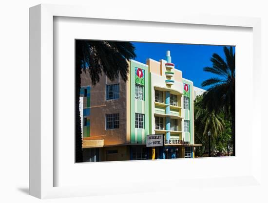 The Berkeley Shore Hotel in the Art-Deco District of Miami Beach - Florida-Philippe Hugonnard-Framed Photographic Print