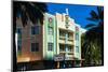 The Berkeley Shore Hotel in the Art-Deco District of Miami Beach - Florida-Philippe Hugonnard-Mounted Photographic Print