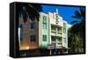 The Berkeley Shore Hotel in the Art-Deco District of Miami Beach - Florida-Philippe Hugonnard-Framed Stretched Canvas