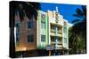 The Berkeley Shore Hotel in the Art-Deco District of Miami Beach - Florida-Philippe Hugonnard-Stretched Canvas