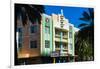 The Berkeley Shore Hotel in the Art-Deco District of Miami Beach - Florida-Philippe Hugonnard-Framed Premium Photographic Print