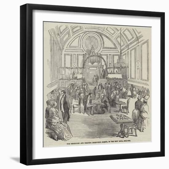 The Berkshire and Reading Chess-Club Soiree, in the New Hall, Reading-null-Framed Giclee Print
