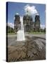 The Berlin Cathedral (Berliner Dom) in the Centre of Berlin on a Summer's Day-David Bank-Stretched Canvas