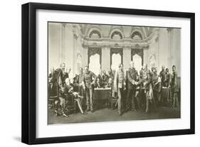 The Berlin Conference-Anton Alexander von Werner-Framed Giclee Print