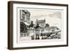 The Berlin Congress,Entrance to the Royal Castle, Keeping the Road for the Guests to the Banquet-null-Framed Giclee Print