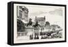 The Berlin Congress,Entrance to the Royal Castle, Keeping the Road for the Guests to the Banquet-null-Framed Stretched Canvas