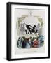 The Berlin Shadowplay, 1840S-Jean-Jacques Grandville-Framed Giclee Print