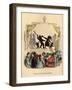 The Berlin Shadowplay, 1840S-Jean-Jacques Grandville-Framed Giclee Print