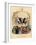 The Berlin Shadowplay, 1840S-Jean-Jacques Grandville-Framed Giclee Print