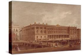 The Berlin Stock Exchange at the Burgstrasse, End 1860S-Early 1870S-null-Stretched Canvas