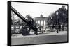 The Berlin Wall, under Construction in August 1961-null-Framed Stretched Canvas