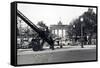 The Berlin Wall, under Construction in August 1961-null-Framed Stretched Canvas