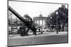 The Berlin Wall, under Construction in August 1961-null-Mounted Premium Photographic Print