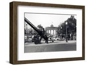 The Berlin Wall, under Construction in August 1961-null-Framed Photographic Print