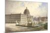 The Berliner Stadtschloss. View of the Palace Facade from the Palace Bridge, 1886-Hermann Ziller-Mounted Giclee Print