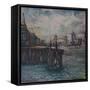 The Bermondsey Wall London-John Erskine-Framed Stretched Canvas