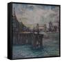 The Bermondsey Wall London-John Erskine-Framed Stretched Canvas