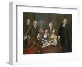 The Bermuda Group, Dean Berkeley and His Entourage, 1728, Reworked 1739-John Smibert-Framed Giclee Print