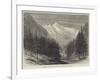 The Bernina Glacier, Near Pontresina, Switzerland-null-Framed Giclee Print