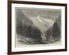 The Bernina Glacier, Near Pontresina, Switzerland-null-Framed Giclee Print