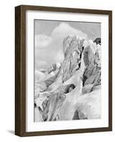 The Bernina Range, Alps, Early 20th Century-null-Framed Giclee Print