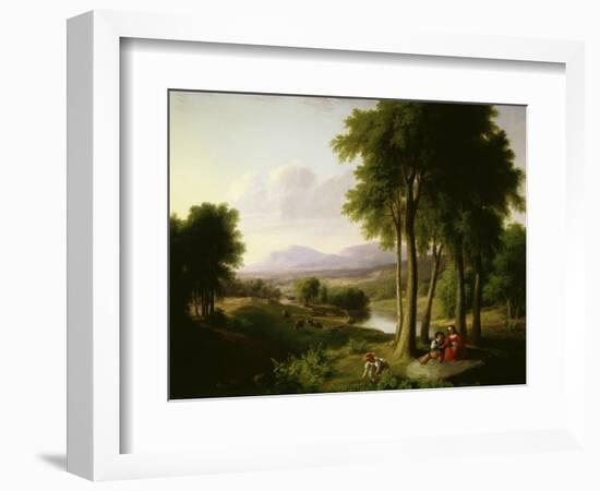 The Berry Pickers-Asher B. Durand-Framed Giclee Print