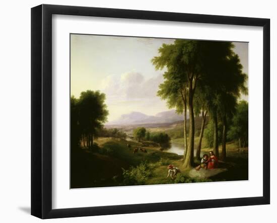 The Berry Pickers-Asher B. Durand-Framed Giclee Print