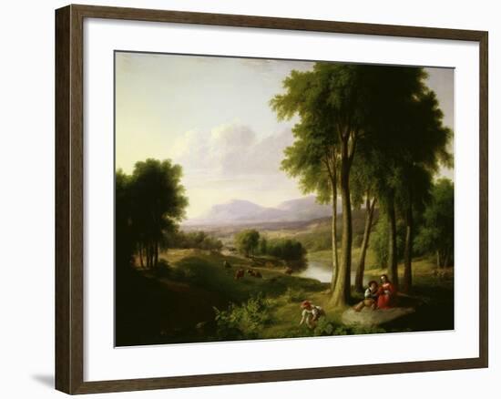 The Berry Pickers-Asher B. Durand-Framed Giclee Print