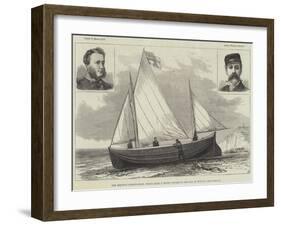 The Berthon Folding-Boat, Which Made a Rough Voyage in the Bay of Biscay-null-Framed Giclee Print