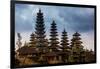 The Besakih Temple, the largest and holiest temple of Hindu religion in Bali, Indonesia-Laura Grier-Framed Photographic Print