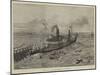 The Bessemer Saloon-Ship Running Foul of Calais Pier-null-Mounted Giclee Print