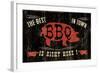 The Best BBQ in Town-Jess Aiken-Framed Art Print