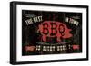 The Best BBQ in Town-Jess Aiken-Framed Art Print