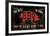 The Best BBQ in Town-Jess Aiken-Framed Premium Giclee Print