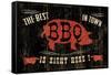 The Best BBQ in Town-Jess Aiken-Framed Stretched Canvas