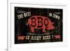 The Best BBQ in Town-Jess Aiken-Framed Art Print