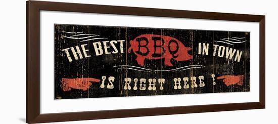 The Best BBQ in Town-Pela Design-Framed Premium Giclee Print