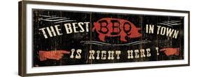 The Best BBQ in Town-Pela Design-Framed Premium Giclee Print