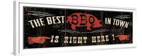 The Best BBQ in Town-Pela Design-Framed Premium Giclee Print