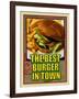 The Best Burger in Town-Cathy Cute-Framed Giclee Print