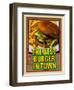 The Best Burger in Town-Cathy Cute-Framed Giclee Print