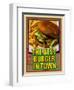 The Best Burger in Town-Cathy Cute-Framed Giclee Print