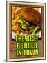 The Best Burger in Town-Cathy Cute-Mounted Giclee Print