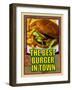 The Best Burger in Town-Cathy Cute-Framed Giclee Print