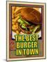 The Best Burger in Town-Cathy Cute-Mounted Giclee Print