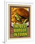 The Best Burger in Town-Cathy Cute-Framed Giclee Print