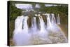 The Best-Known Falls in the World - Iguazu. the Magnificent Rainbow Costs over Roaring Water Stream-kavram-Stretched Canvas