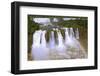The Best-Known Falls in the World - Iguazu. the Magnificent Rainbow Costs over Roaring Water Stream-kavram-Framed Photographic Print