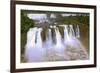 The Best-Known Falls in the World - Iguazu. the Magnificent Rainbow Costs over Roaring Water Stream-kavram-Framed Photographic Print